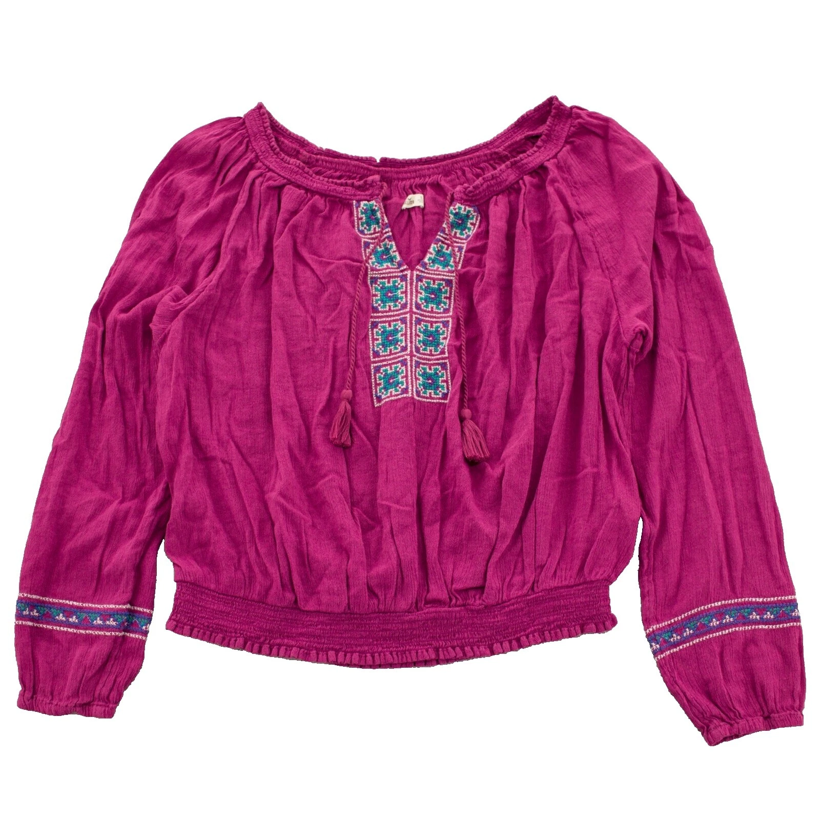 Camisetas geométrico Hollister algodón para mujeres