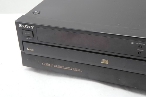 Vintage Sony CDP-C601ES 5 Disc Changer Made in Japan Audio SH - Picture 2 of 9