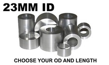 ALUMINUM 23MM ID X 31MM, 30MM, 29MM, 28MM, 27MM OR 26MM OD BUSHING SPACER