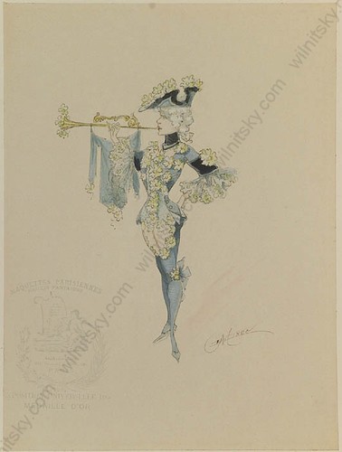 Alexandre J L Jazet B 1814 Art Nouveau Stage Costume Project Watercolor Ebay