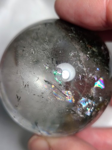 2" 51mm 179g AA++ Stunning Garden Quartz Massive Rainbows Sphere Crystal Ball - Picture 20 of 24