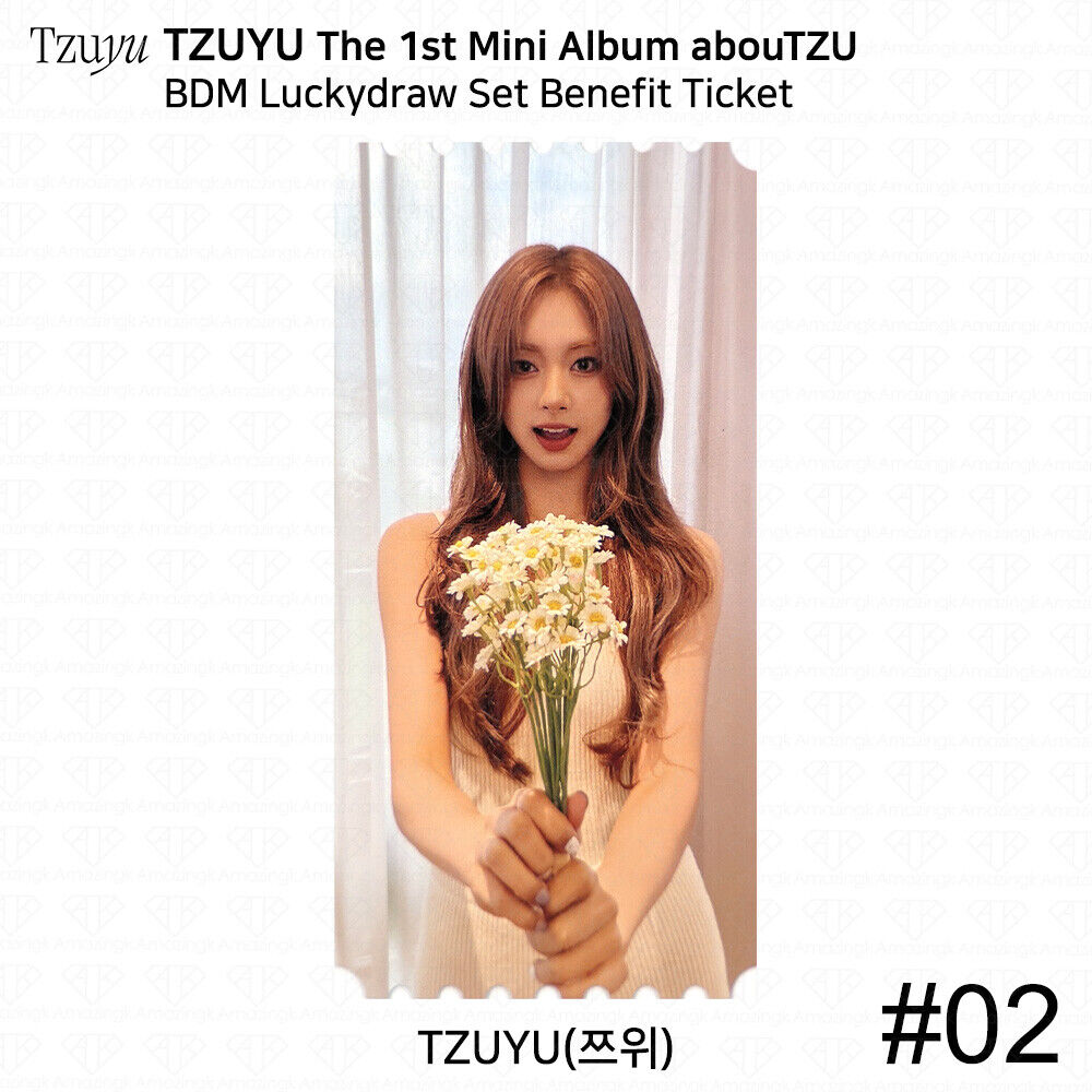 TWICE Tzuyu 1st Mini Album abouTZU BDM Lucky Draw Photocard TWICE Tzuyu 1st Mini Album abouTZU BDM Lucky Draw Photocard