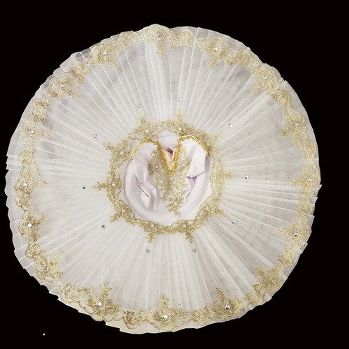 Kids Sequined Professional Ballet Tutu Dress Stage Wear Swan Ballerina Costumes - Foto 8 di 26