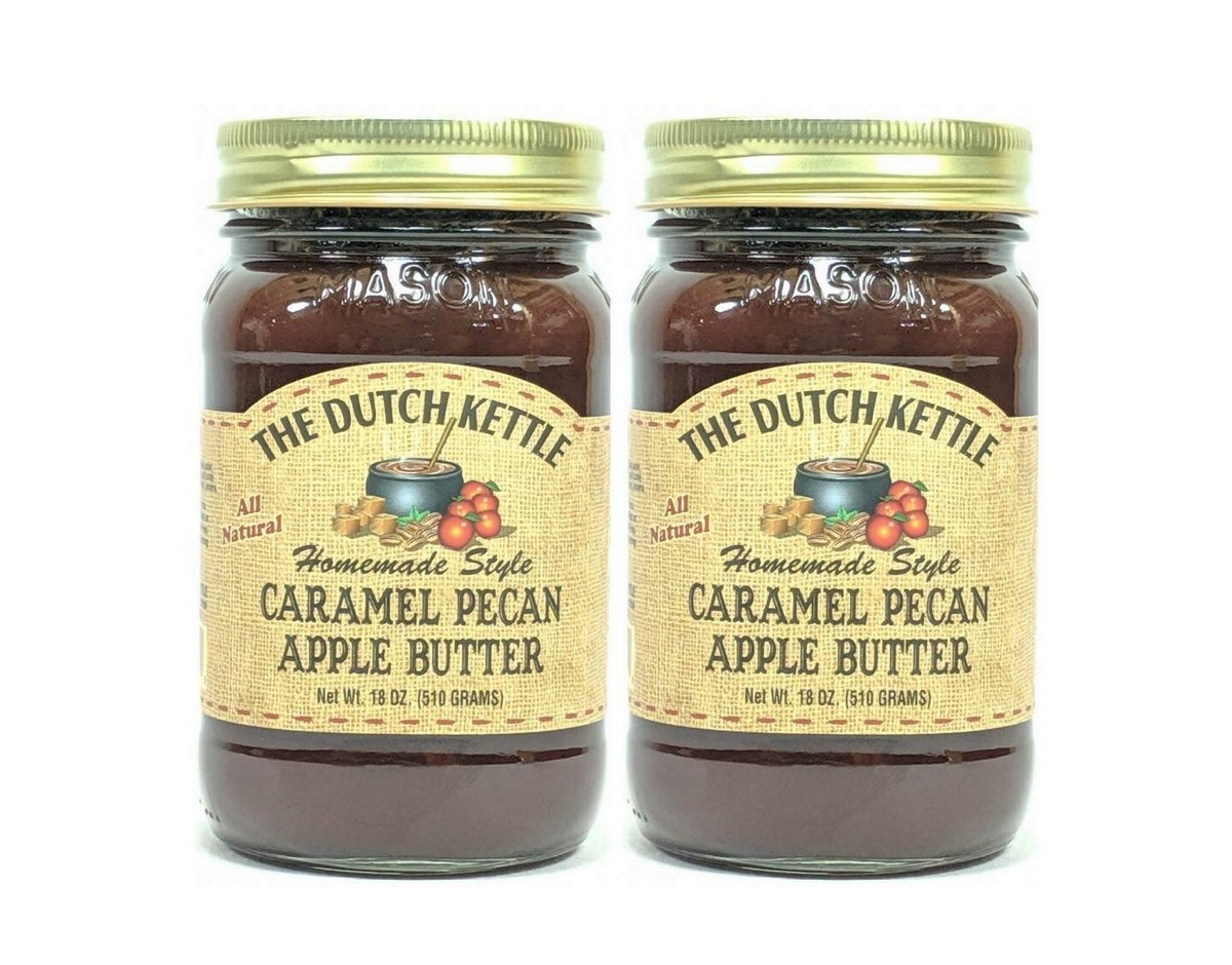 The Dutch Kettle Amish Style Blackberry Jam & Jellies - Set Of 2 Reusable Jars