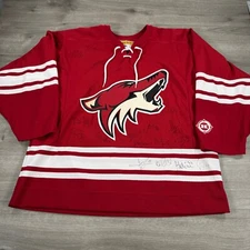Phoenix Coyotes Autographed Signed Jersey KOHO Arizona Auto NHL