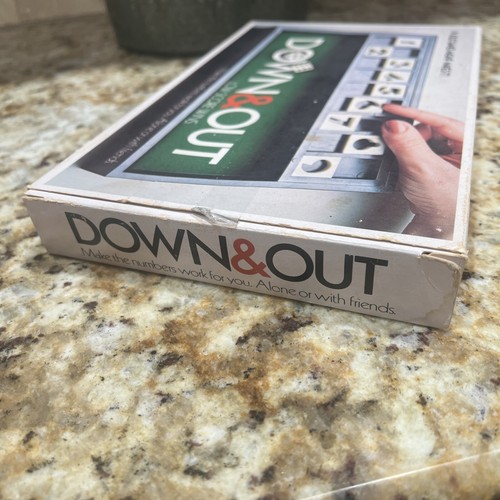 VINTAGE 1979 DOWN & OUT DICE BOARD GAME MAGNIF RARE ADULT PARTY GAME FREE SHIP - Picture 7 of 20