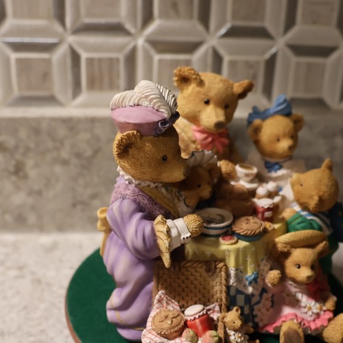 RARE The Upstairs Downstairs Teddy Bears Henrietta Tea Party 5600 made - Picture 3 of 13