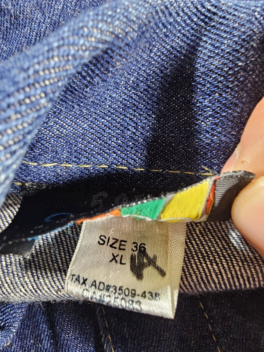 【超希少】COOGI BLUES ダークデニムジャケット Vintage COOGI Blue Australia Denim Jacket Men's Size XL Retro