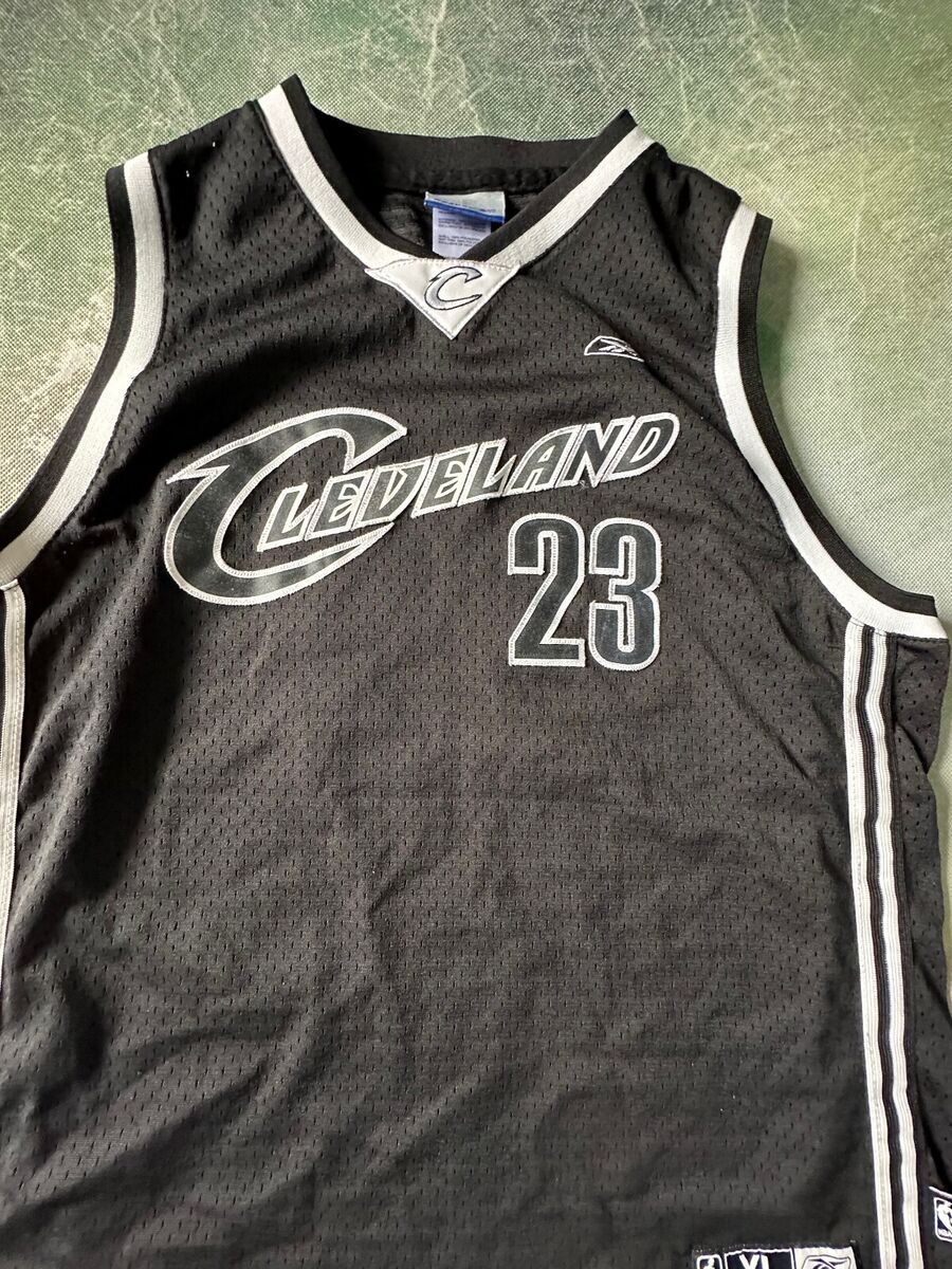 Reebok NBA Cleveland Cavaliers LeBron James #23 Black Jersey Reebok NBA Cleveland Cavaliers LeBron James #23 Black Jersey