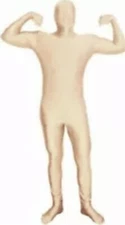 Nude Colored Full body spandex suit by Costume Agent. Std & Plus size