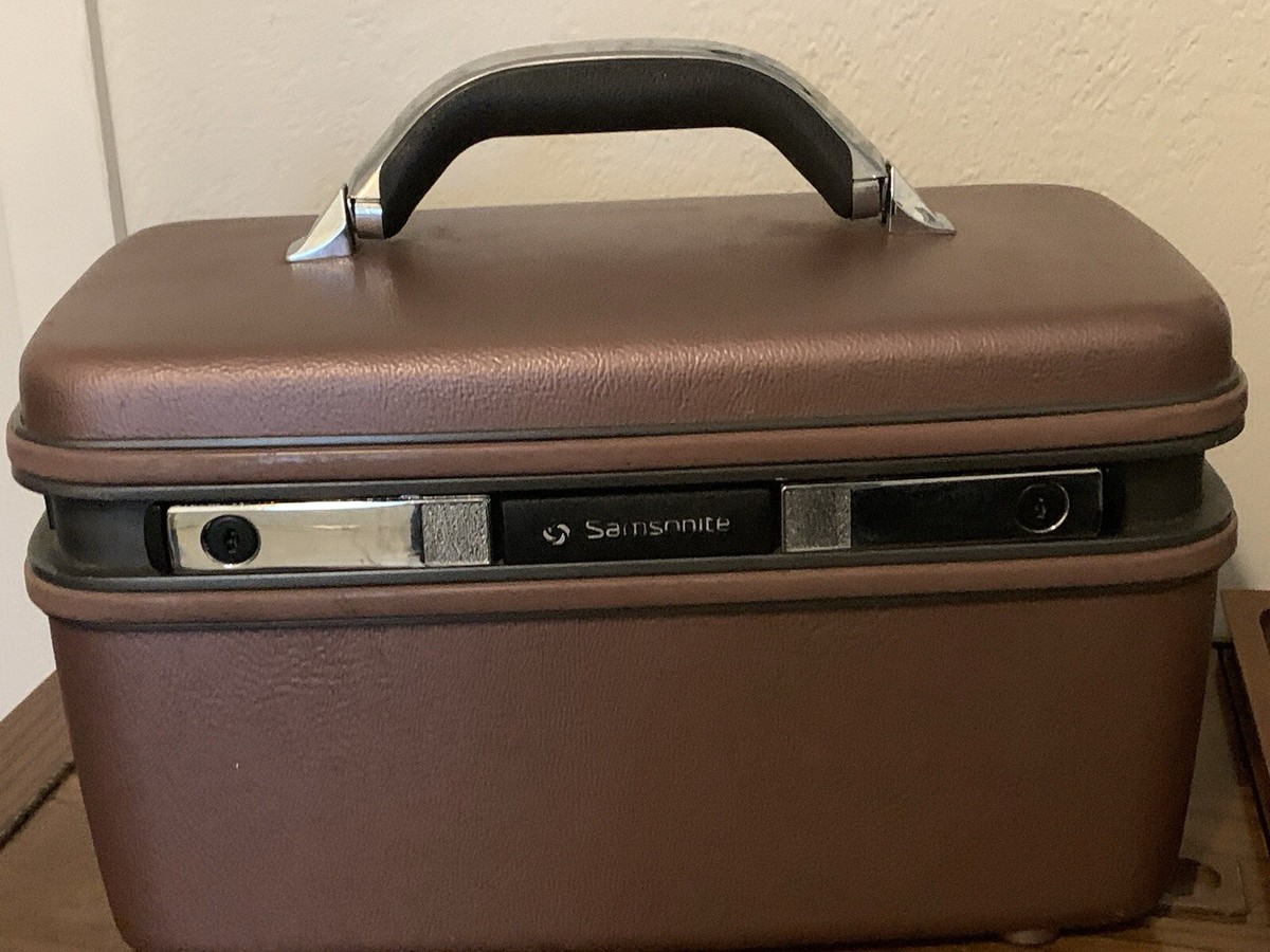 Vintage Samsonite Silhouette 4 Train Case Hardshell lock/ Key