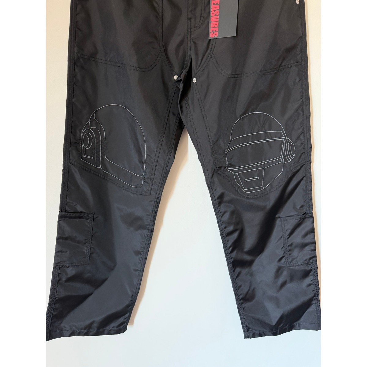 Pleasures x Daft Punk Helmet Nylon Works Pants - Size 34 - Black