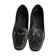 Cole Haan Black Leather Loafer Slip On Shoes D17448 Size 8B Classic 8