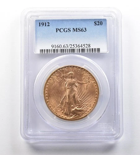 1912-P Saint-Gaudens Double Eagle — photo from the most recent tracked eBay sale