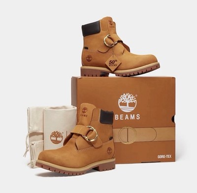 BEAMS X TIMBERLAND [A5NGS] 6-INCH PREMIUM GORETEX WHEAT MENS BOOTS