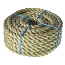 Manila Rope PP 3 Strand Twisted Rope Arborist Bull Rope 3/4" 50' Rope