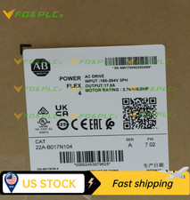 Allen-Bradley 22A-B017N104 Sealed PowerFlex 4 3.7 kW 5 HP AC Drive 22AB017N104