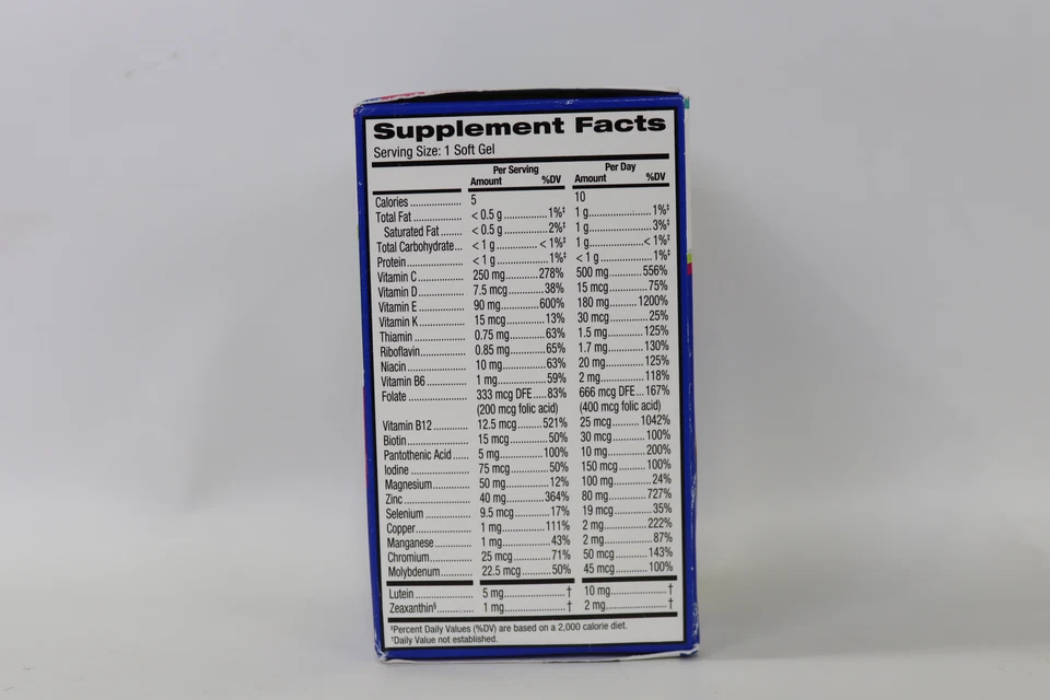 PreserVision AREDS 2 + Multivitamin, 100 Softgels, Exp: 12/30/2025 - Image 3 of 4