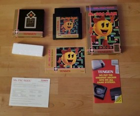 Ms. Pac Man Tengen  Nintendo NES 1990 ORIGINAL OWNER SALE 