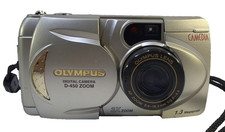 Olympus Camedia D-450 Zoom Digital Camera 1.3 MP TESTED Batteries Included