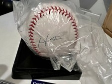 [MLB] Hideki Matsui and Kazuo Matsui double signed ball (with certificate)