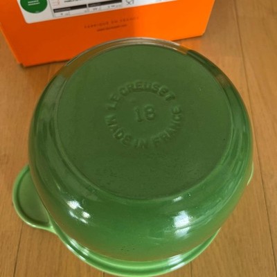 Le Creuset Cocotte Every Rice Pot 18cm Rosemary Green Enamel Cast