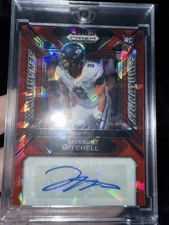 2024 Panini Prizm Draft Picks - Signing Day Jackson Mitchell #SD-JML Red Prizm
