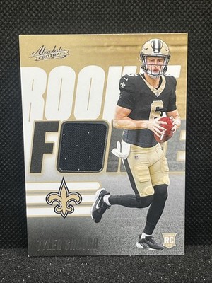 2025 Panini Absolute Tyler Shough Rookie Force Patch New Orleans Saints