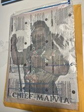 High Chief Maivia AWA Wrestling Iron On T-Shirt Transfer Unused 10.5x8 1970s