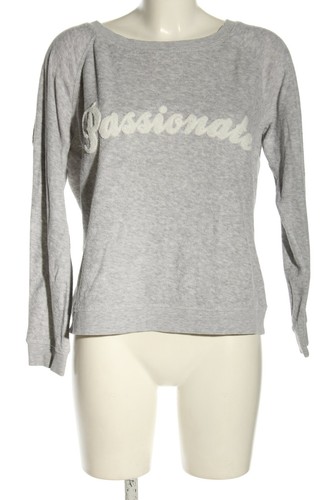 H&M L.O.G.G. Suéter Mujeres Talla EU 38 gris claro-blanco look casual - Imagen 4 de 5