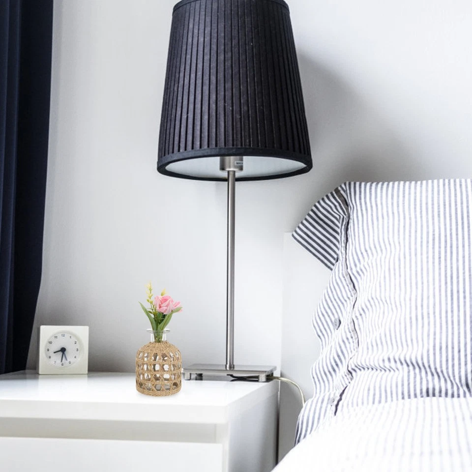 Deko Vasen Glasflaschen Esszimmertischdekoration Kristallblumenvase - Bild 3 von 4