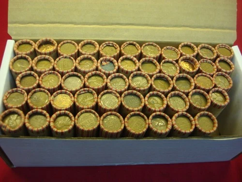50 ROLLS UNITED STATES "WHEAT CENTS" - BANK WRAPPED ROLLS - AN AMAZING FIND!