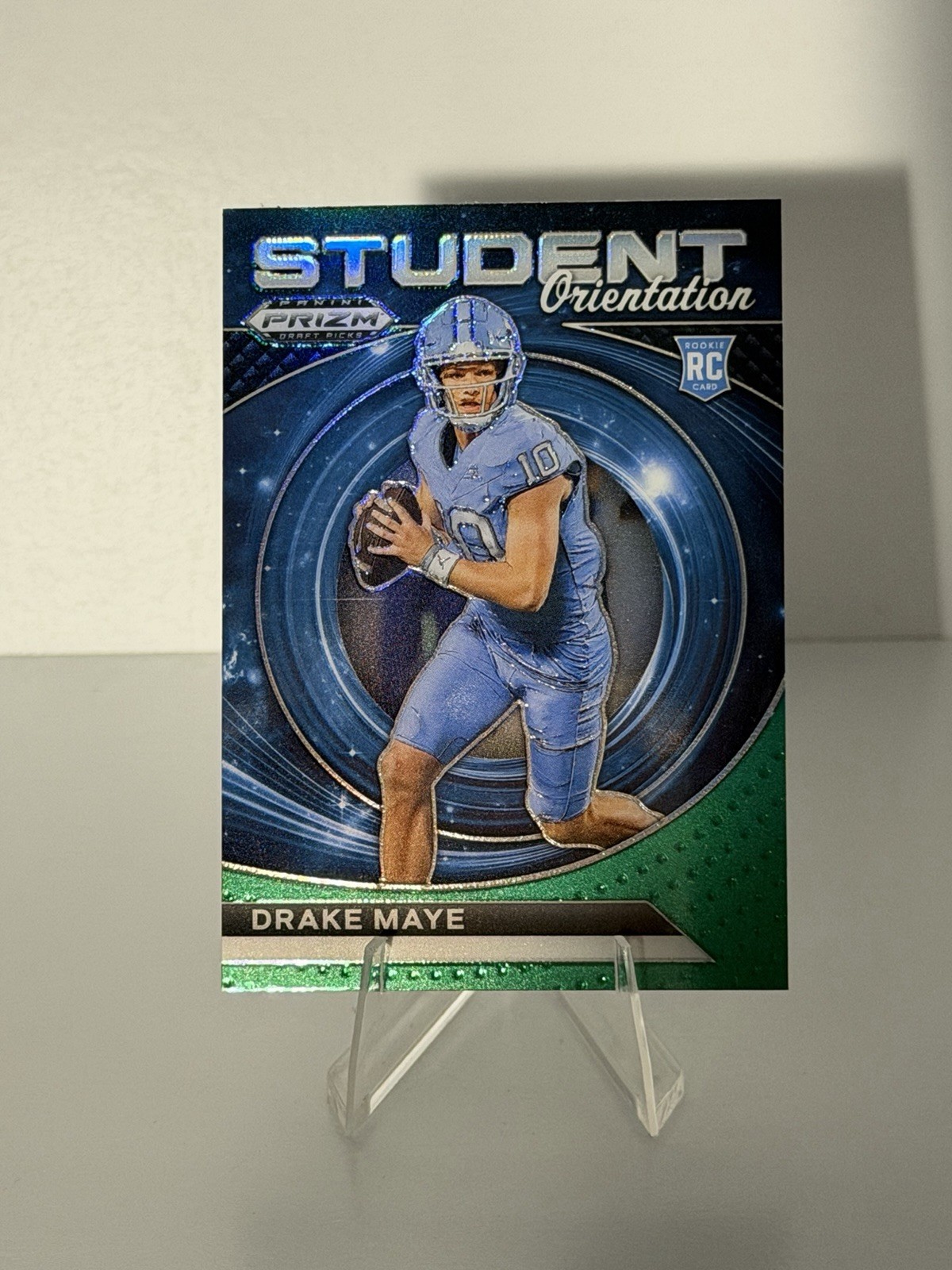 2024 Panini Prizm Draft Picks Student Orientation Drake Maye #SO-DM Green Prizm
