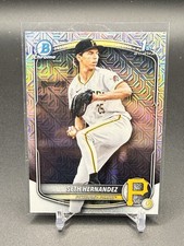 Seth Hernandez 2025 Bowman Draft #BDC-25 First (1st) Chrome Prospect Mega Mojo A