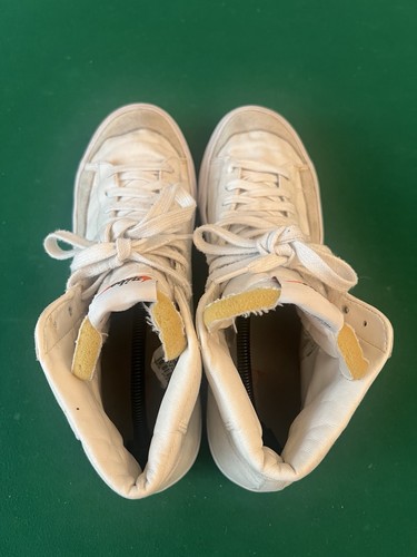 Nike Blazer Mid 77 Vintage Men Size 12 White Canvas Shoe Sneaker CD8238-100 READ - Picture 7 of 15