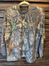 Scent Lok Savanna Mens Hunting Camo Shirt Long Sleeve Mossy Oak Size Large