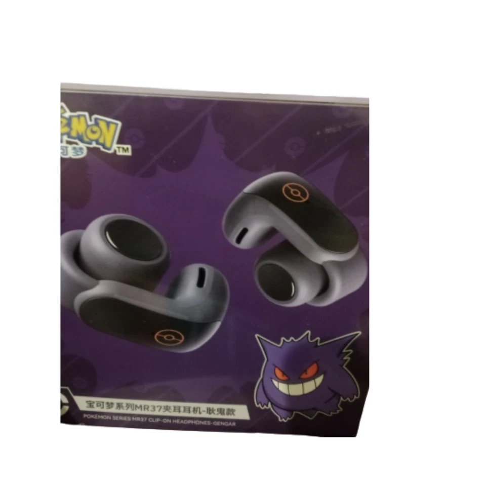  Nuevos auriculares inalámbricos de conducción ósea Bluetooth con clip para oreja Anime Gengar 2025 Foto 4 de 4