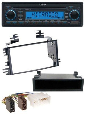 VDO AUX MP3 1DIN CD USB Autoradio für Kia Rio Hyundai Accent 2006-2011