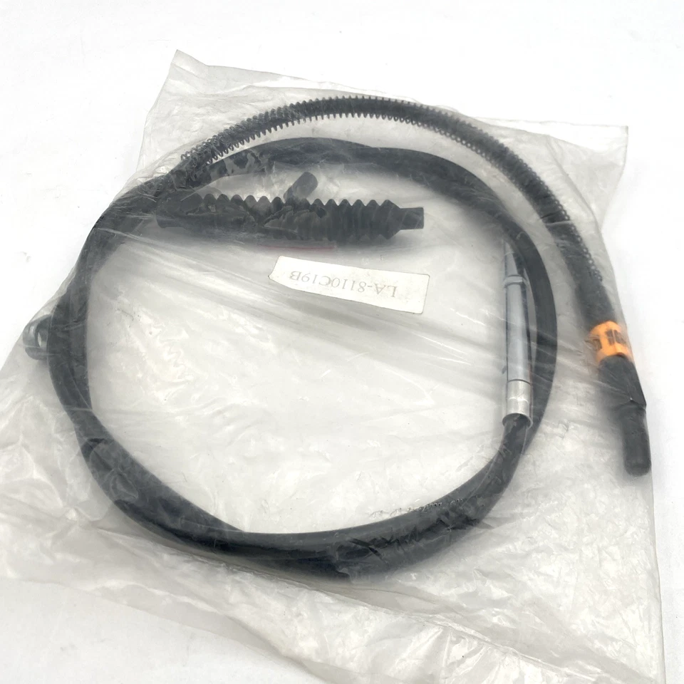 LA Choppers LA-8110C19B Black Stainless Steel Clutch Line 07-14 Harley Softail - Image 4 of 4