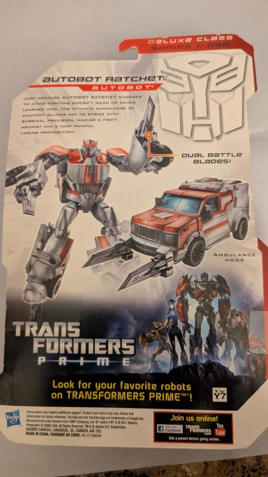 Transformers Prime Robots In Disguise Deluxe Autobot Ratchet Figure New - Image 4 of 4