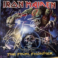 Iron Maiden Bruce Dickinson autographed The Final Frontier signed PROOF