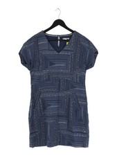 White Stuff Bodycon Midi Dress UK10 in Blue