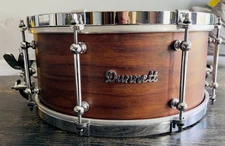 Dunnett Classic 2 6.5x14 Monoply WalnutSnare Drum