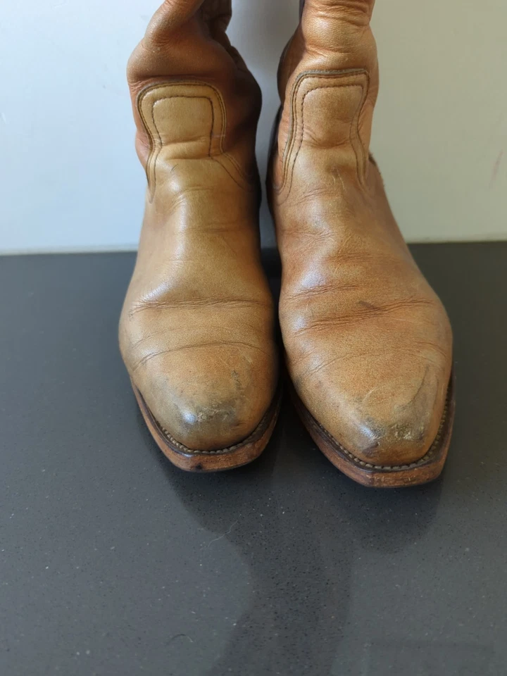 Botas Campus Frye Vintage Años 70 Etiqueta Negra EE. UU. Para Mujer 6B   Foto 4 de 4