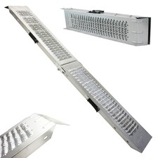 Auffahrschiene Verladerampe Auffahrrampe Klappbar Stahl 200kg 180cm 1x Bituxx