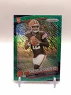 Shedeur Sanders 2025 Panini Prizm #302 FOTL GREEN SHIMMER /5 (RC) Browns SSP🔥