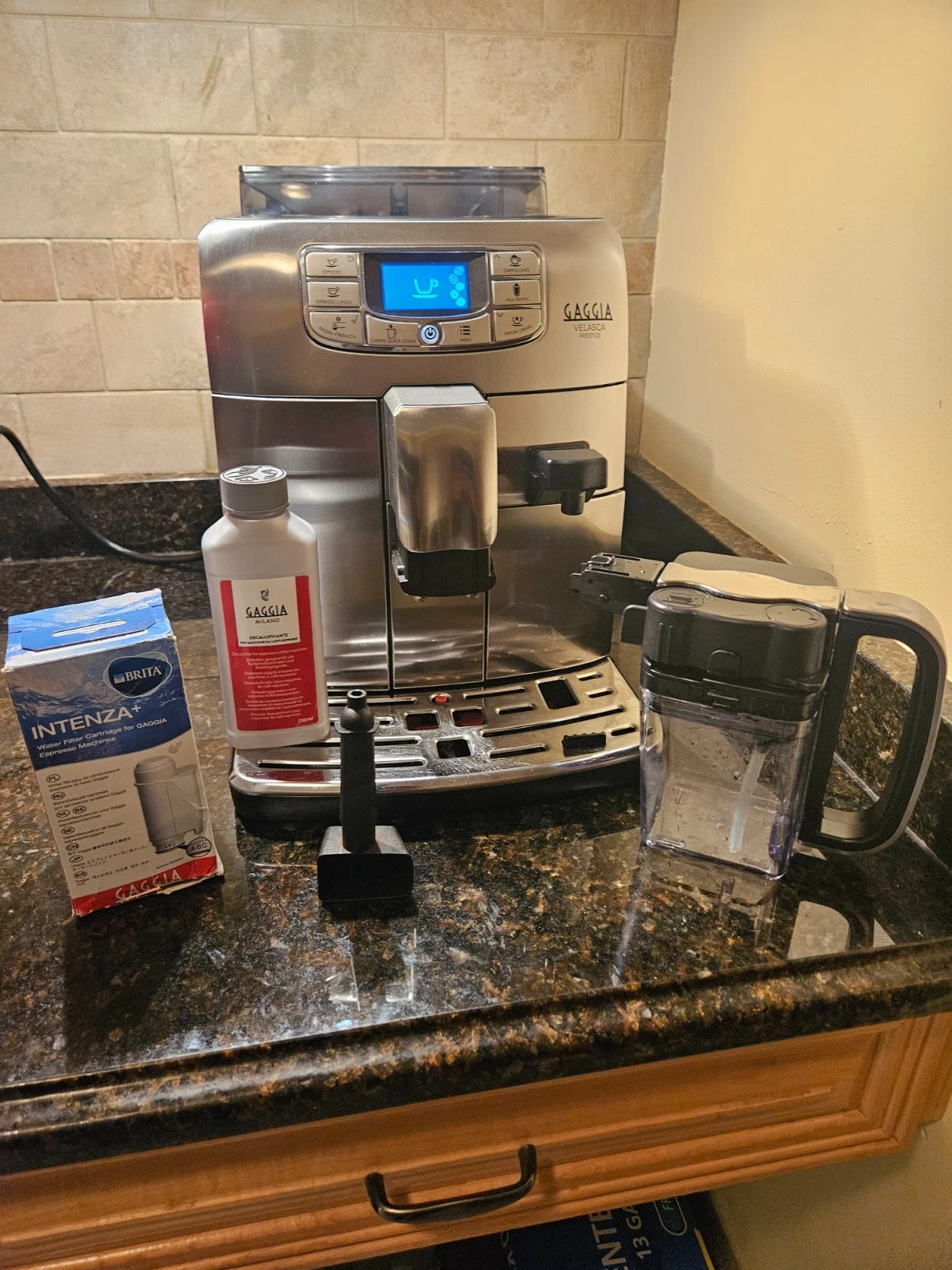 Gaggina Velasca Prestige - One-Touch Coffee Maker and Espresso Machine