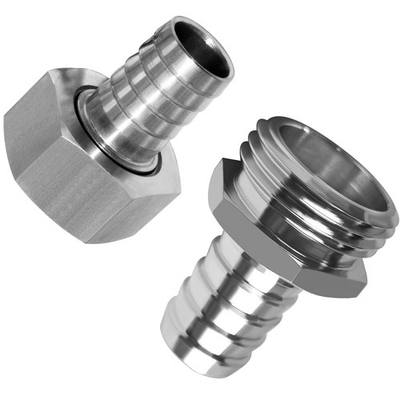 #ad Stainless Steel Garden Hose Repair Connector Fitting 3 8quot; Barb to 3 4 Garden ... $35.73