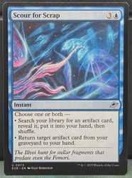 Scour for Scrap 73 Edge of Eternities Uncommon Instant