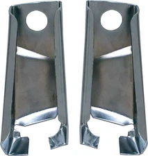 1969 Camaro Firebird; Trunk Floor Rear Panel Corner Braces; Pair; EDP Coated